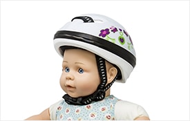 Cykelhjelm til dukke