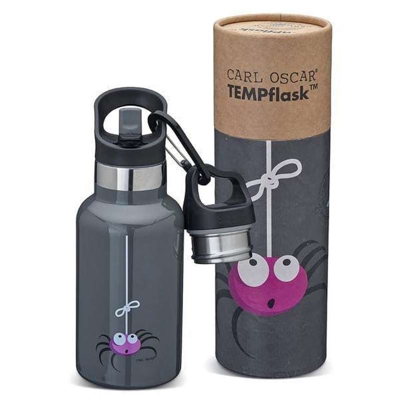 Carl Oscar TEMPflask Termoflaske - 0.35L - Edderkop (Grå)