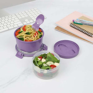 Sistema Lunch Stack To Go - 965ml - Misty Purple