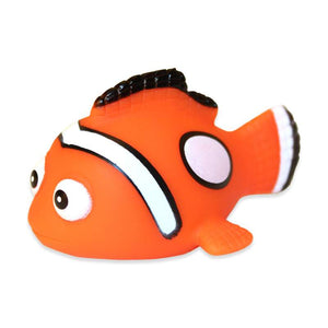 Magni Badedyr - orange klovnefisk med lys