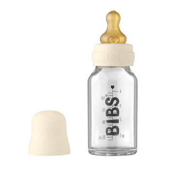 BIBS Bottle - Komplet Sutteflaskesæt - Lille - 110 ml. - Ivory
