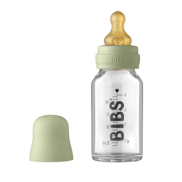 BIBS Bottle - Komplet Sutteflaskesæt - Lille - 110 ml. - Sage