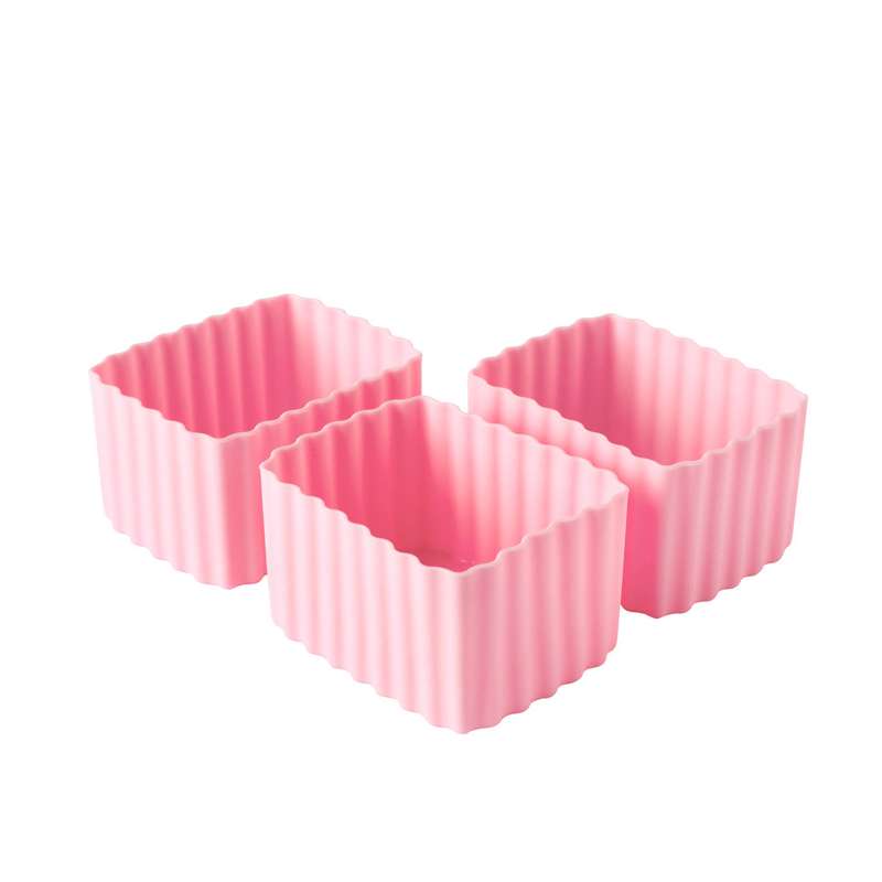 Little Lunch Box Co. Rektangulære Bento Cups - Small - 3 stk. - Blush Pink