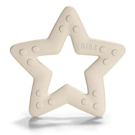 BIBS Play - Baby Bitie Bidering - Stjerne - Ivory